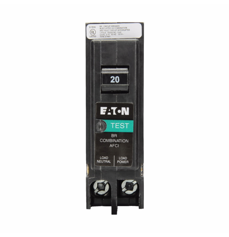BRP120AF - Eaton Cutler-Hammer 20 Amp 1 Pole 120 Volt Plug-In Molded Case Circuit Breaker