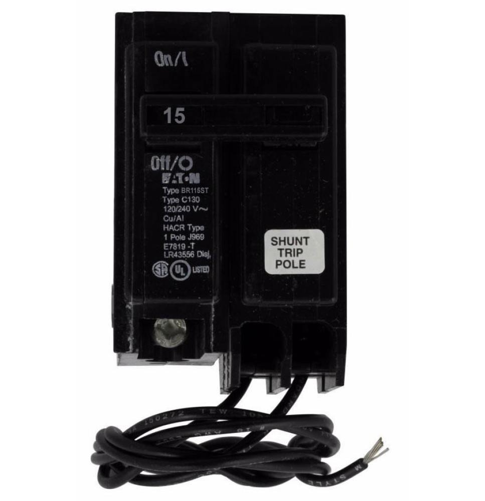 BR115ST - Eaton Cutler-Hammer 15 Amp 1 Pole 240 Volt Molded Case Circuit Breaker