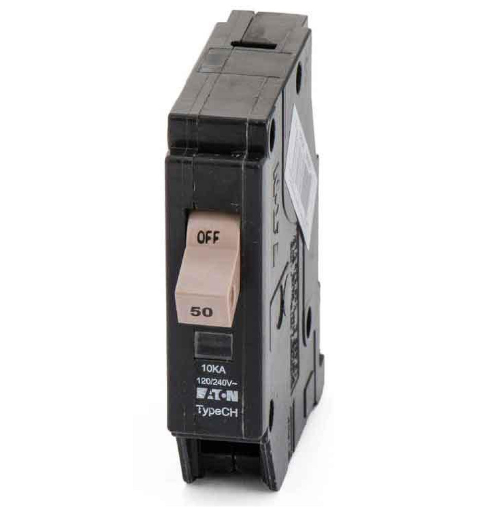 CH150 - Eaton Cutler-Hammer 50 Amp 1 Pole 120 Volt Molded Case Circuit Breaker