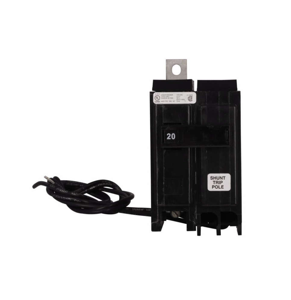 GHQ1020S - Eaton Cutler-Hammer 20 Amp 1 Pole 480 Volt Bolt-On Molded Case Circuit Breaker