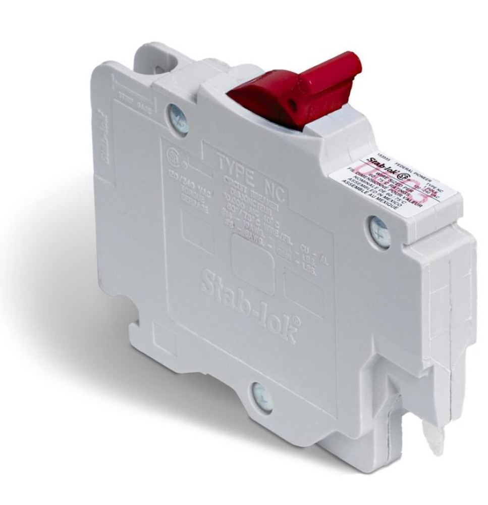 NC020 - Federal Pioneer 20 Amp Single Pole Circuit Breaker