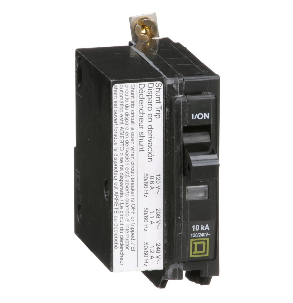 QOB1151021 - Square D 15 Amp 1 Pole 120 Volt Bolt-On Molded Case Circuit Breaker
