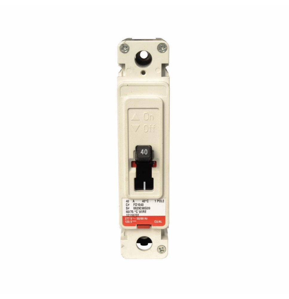 FD1030L - Eaton Cutler-Hammer 30 Amp 1 Pole 277 Volt Molded Case Circuit Breaker