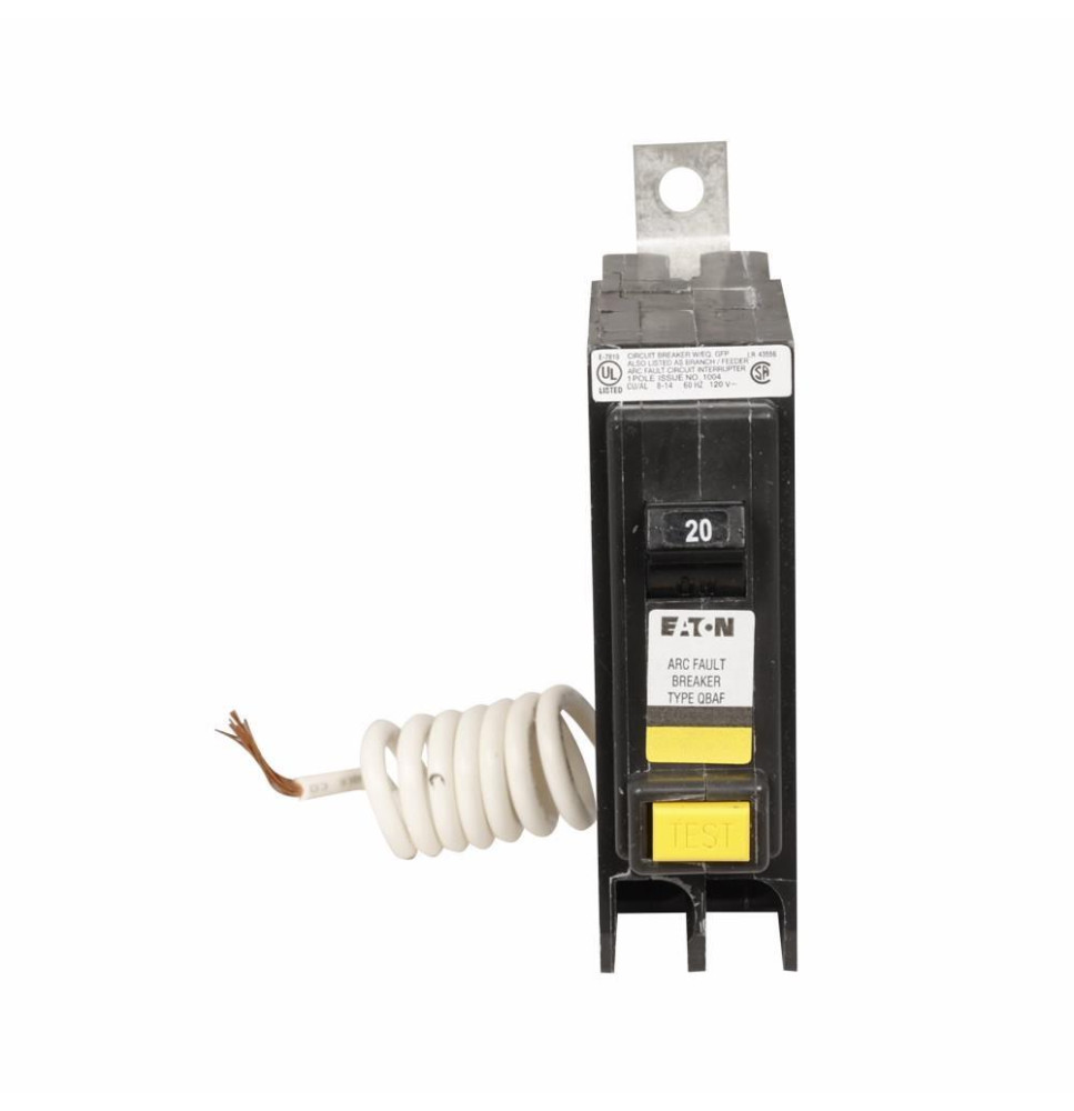 QBAF1020 - Eaton Cutler-Hammer 20 Amp 1 Pole 120 Volt Bolt-On Circuit Breaker