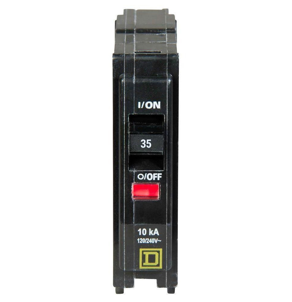 QO135 - Square D 35 Amp Single Pole Circuit Breaker