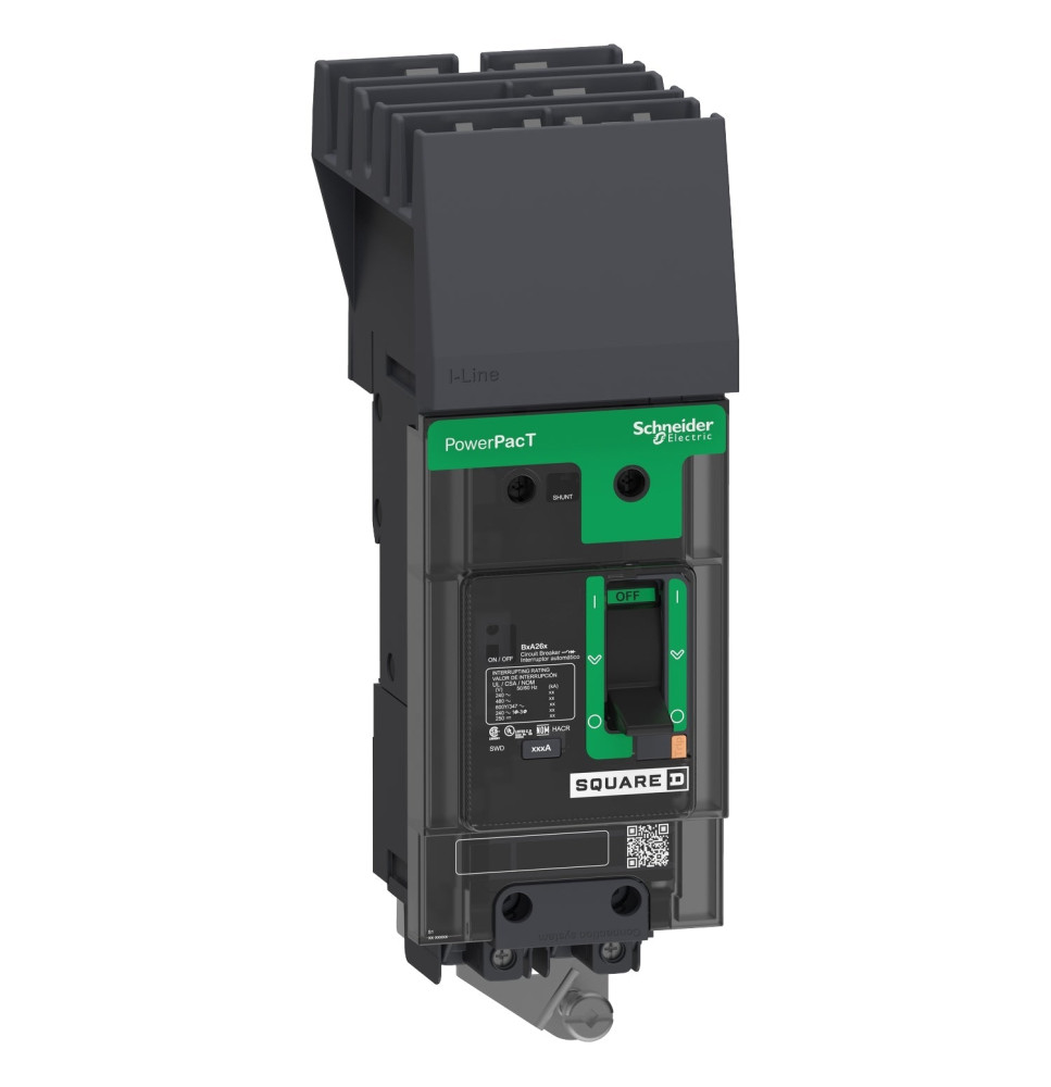 BDA260601 - Square D 60 Amp 2 Pole 600 Volt Plug-In Molded Case Circuit Breaker