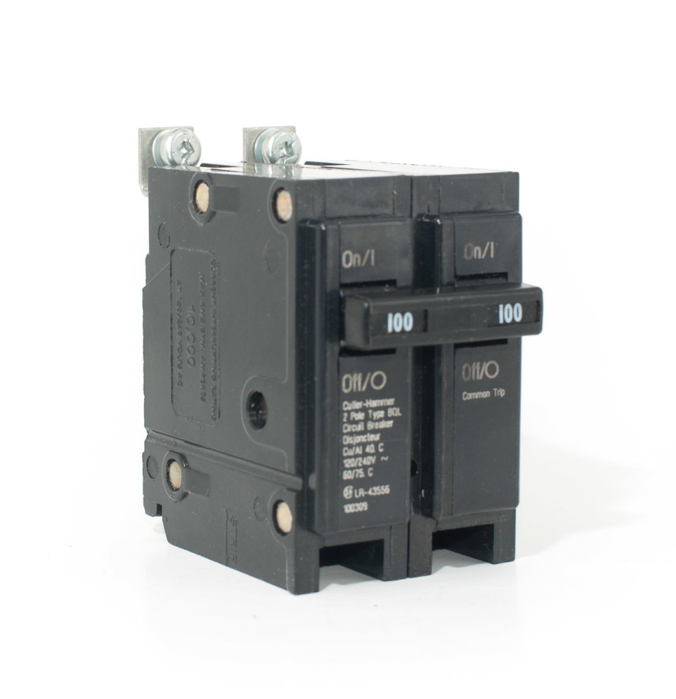 BQL2100 - Commander 100 Amp Double Pole Bolt-On Circuit Breaker