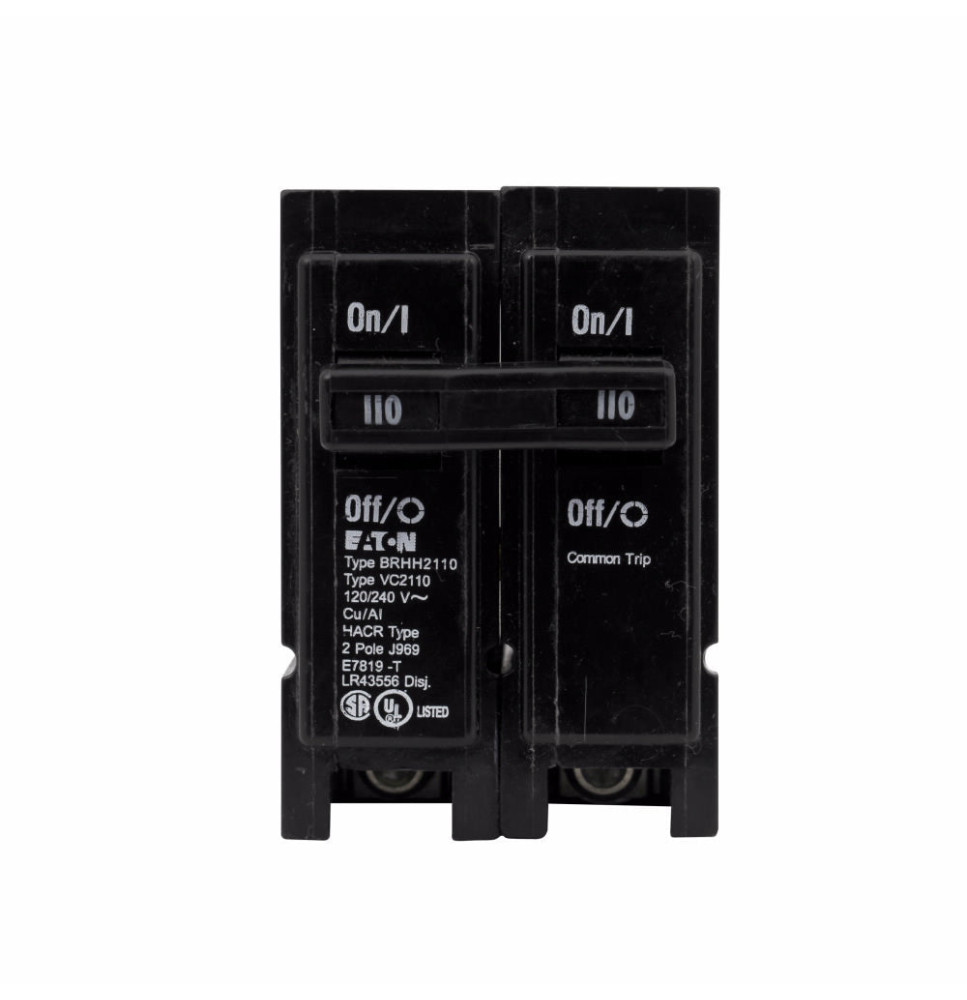 BRHH2110 - Eaton Cutler-Hammer 110 Amp 2 Pole 240 Volt Plug-In Molded Case Circuit Breaker