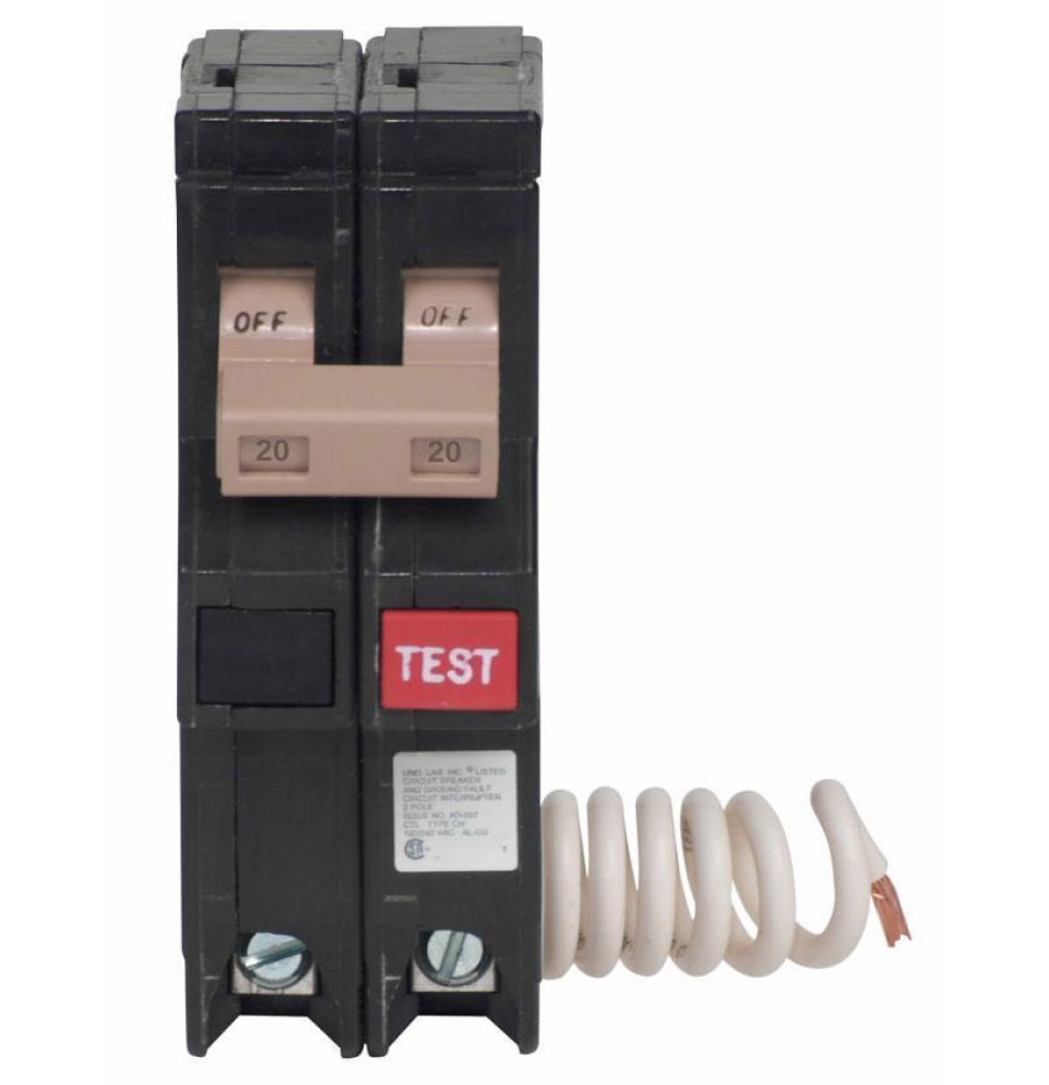 CH220GF - Eaton Cutler-Hammer 20 Amp 2 Pole 240 Volt Molded Case Circuit Breaker