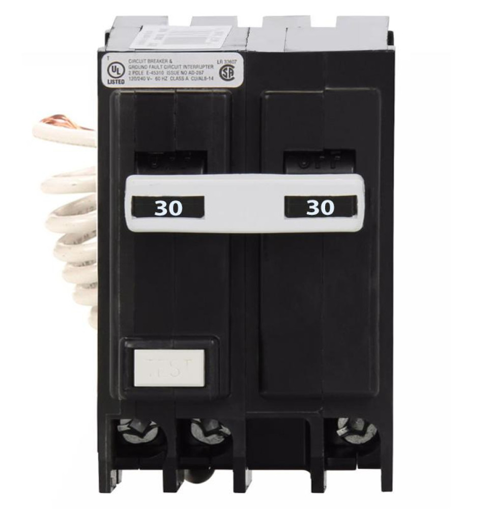 GFTCB230 - Eaton Cutler-Hammer 30 Amp Double Pole GFCI Circuit Breaker