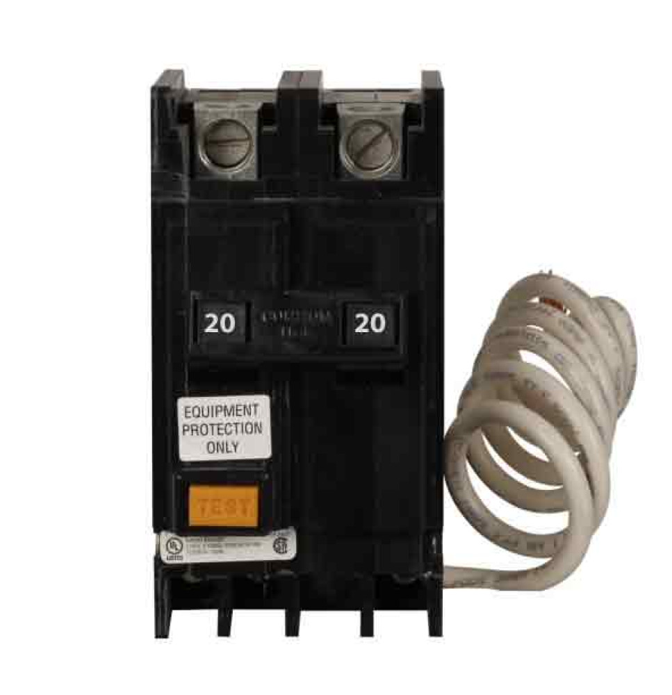 QCGFEP2020 - Eaton Cutler-Hammer 20 Amp 2 Pole 240 Volt Molded Case Circuit Breaker