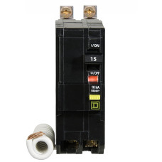 QOB215GFI - Square D 15 Amp Double Pole GFCI Bolt-On Circuit Breaker