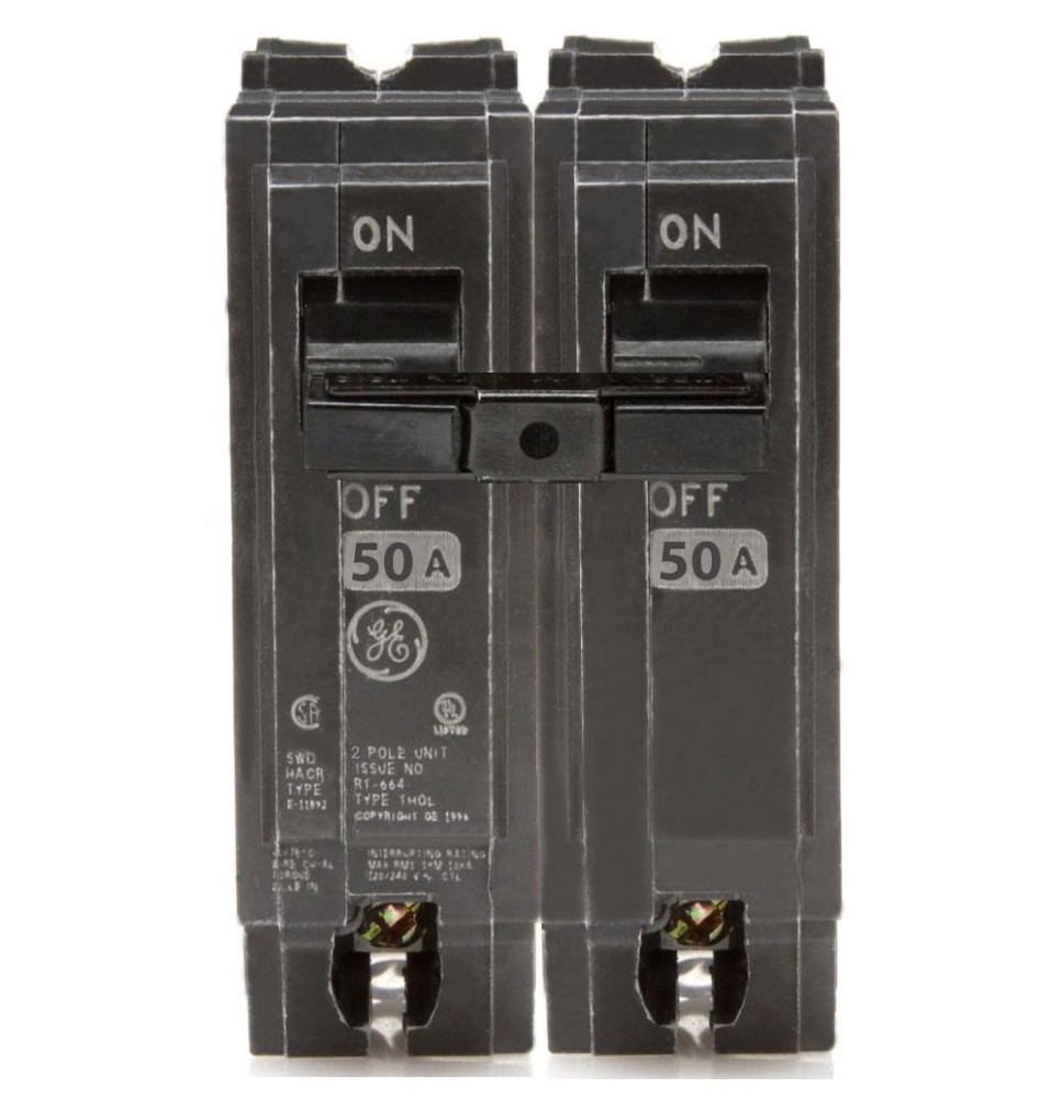 THQL2150 - GE 50 Amp Double Pole Circuit Breaker