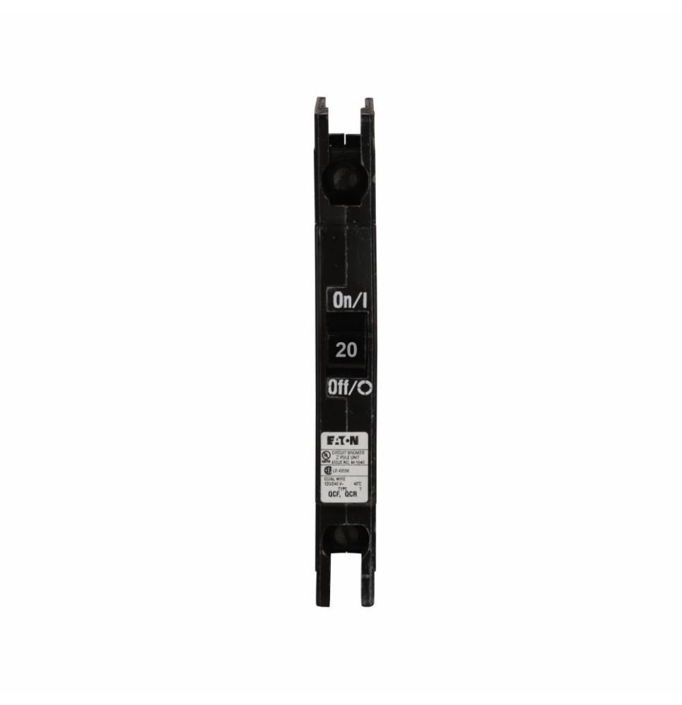QCR2020HT - Eaton Cutler-Hammer 20 Amp 2 Pole 240 Volt Feed-Thru Molded Case Circuit Breaker