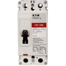 FDC2125 - Eaton Cutler-Hammer 125 Amp 2 Pole 600 Volt Molded Case Circuit Breaker
