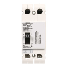CQD260 - Siemens 60 Amp 2 Pole 480 Volt Molded Case Circuit Breaker
