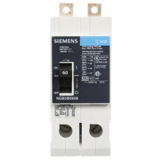 NGB2B060B - Siemens 60 Amp 2 Pole 600 Volt Bolt-On Molded Case Circuit Breaker