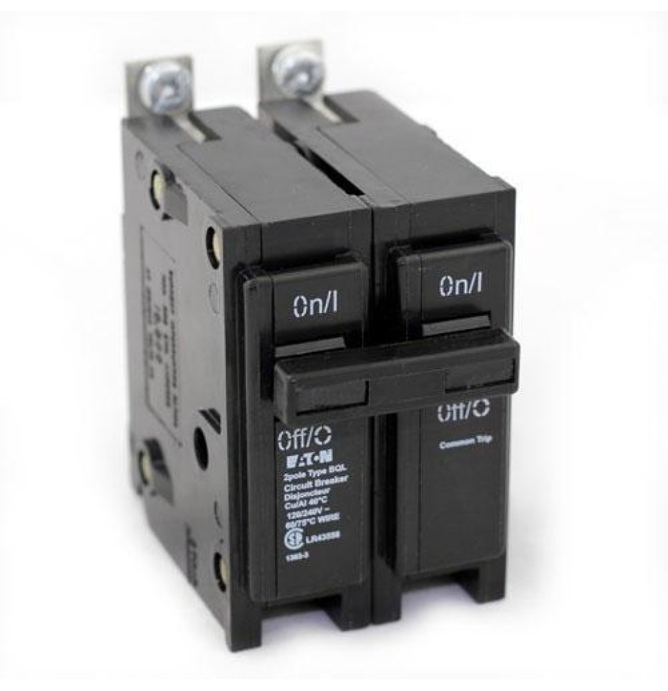 BQL220 - Commander 20 Amp Double Pole Bolt-On Circuit Breaker