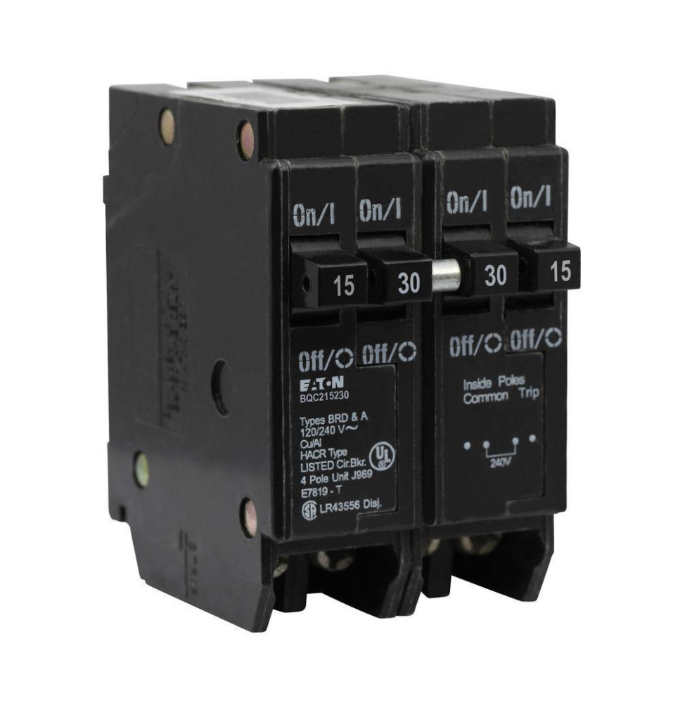 BQC215230 - Eaton Cutler-Hammer 30 Amp 2 Pole 240 Volt Plug-On Molded Case Circuit Breaker
