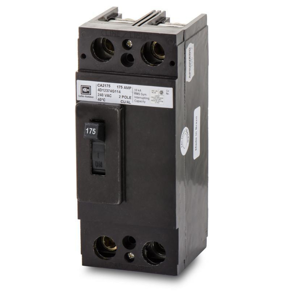 CA2175 - Eaton Cutler-Hammer 175 Amp 2 Pole 240 Volt Terminal Molded Case Circuit Breaker