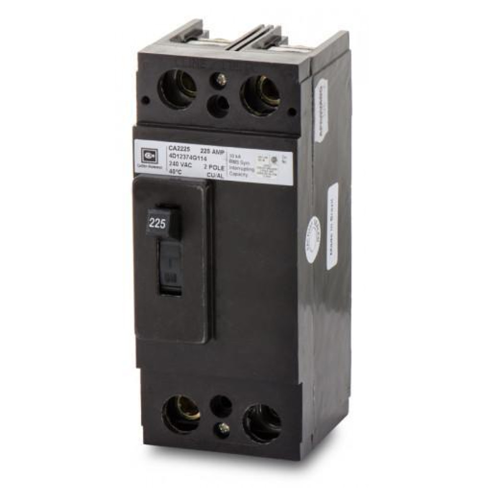 CA2225 - Eaton Cutler-Hammer 225 Amp 2 Pole 240 Volt Terminal Molded Case Circuit Breaker