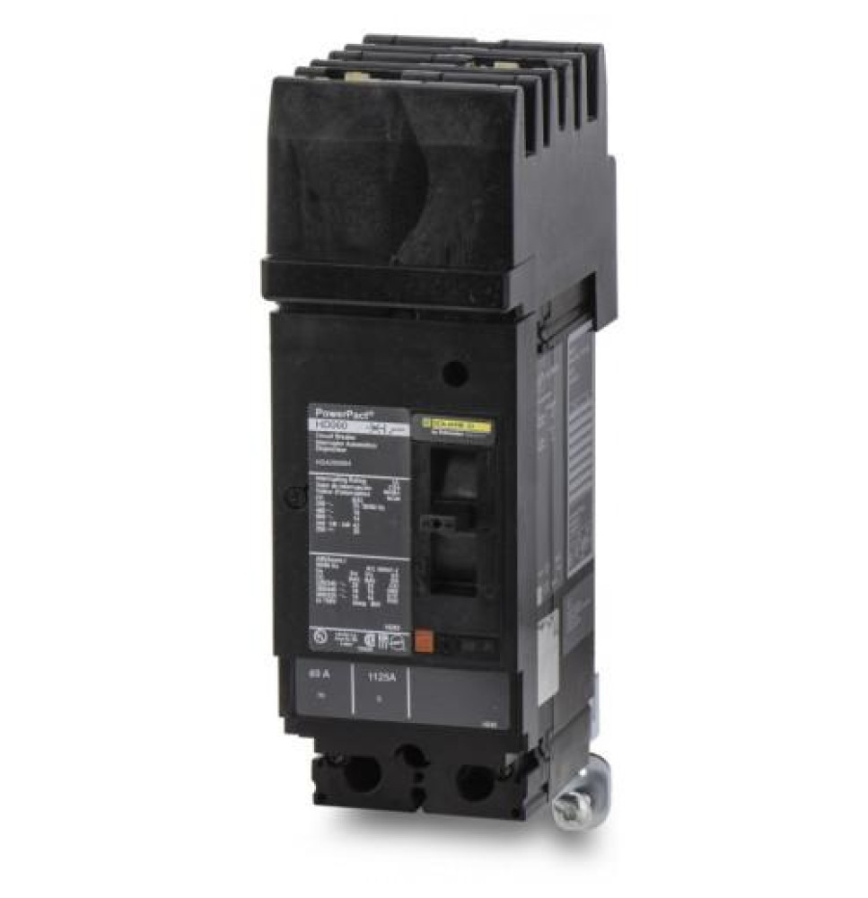 HDA260604 - Square D 60 Amp 2 Pole 600 Volt Plug-In Molded Case Circuit Breaker