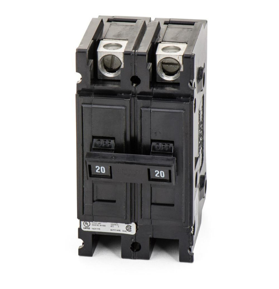 QC2020 - Eaton Cutler-Hammer 20 Amp 2 Pole 240 Volt Circuit Breaker
