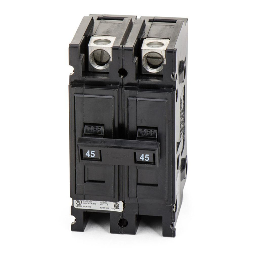 QC2045 - Eaton Cutler-Hammer 45 Amp 2 Pole 240 Volt Molded Case Circuit Breaker