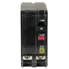 QO280 - Square D 80 Amp Double Pole Circuit Breaker