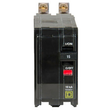 QOB215 - Square D 15 Amp Double Pole Bolt-On Circuit Breaker
