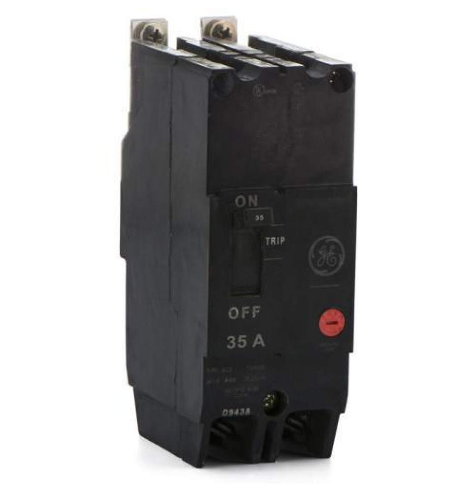 TEY235 - GE 35 Amp 2 Pole 480 Volt Bolt-On Molded Case Circuit Breaker