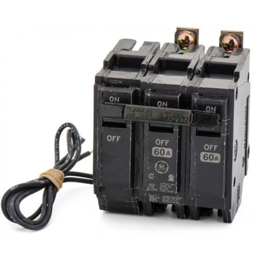 THQB2160ST1 - GE 60 Amp 2 Pole Bolt-On Shunt Trip Circuit Breaker