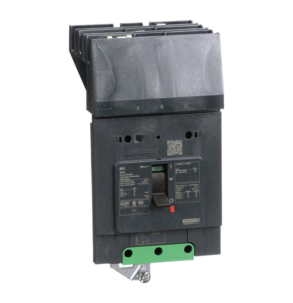 BGA36020 - Square D 20 Amp 3 Pole 600 Volt Molded Case Circuit Breaker