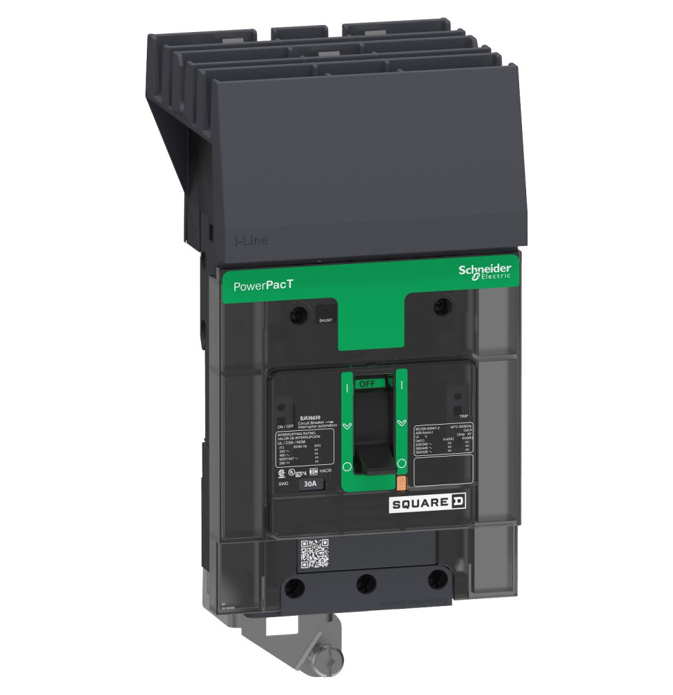 BJA36030 - Square D 30 Amp 3 Pole 600 Volt Molded Case Circuit Breaker