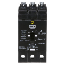 EJB34045 - Square D 45 Amp 3 Pole 480 Volt Bolt-On Molded Case Circuit Breaker