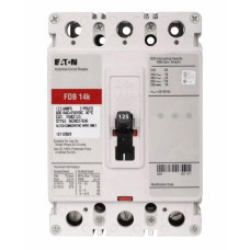 FDB3125 - Eaton Cutler Hammer 125 Amp 3 Pole 600 Volt Molded Case Circuit Breaker