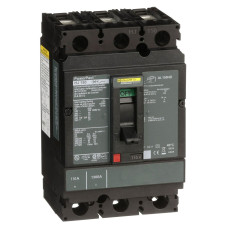HJL36110 - Square D 110 Amp 3 Pole 600 Volt Molded Case Circuit Breaker