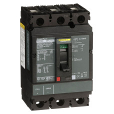 HJL36125 - Square D 125 Amp 3 Pole 600 Volt Molded Case Circuit Breaker