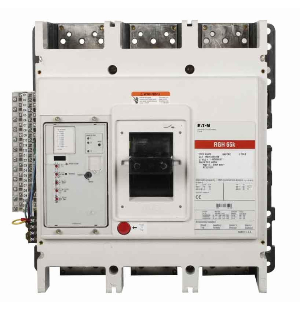 RGH316036E - Eaton Cutler-Hammer 1600 Amp 3 Pole 600 Volt Bolt-On Molded Case Circuit Breaker