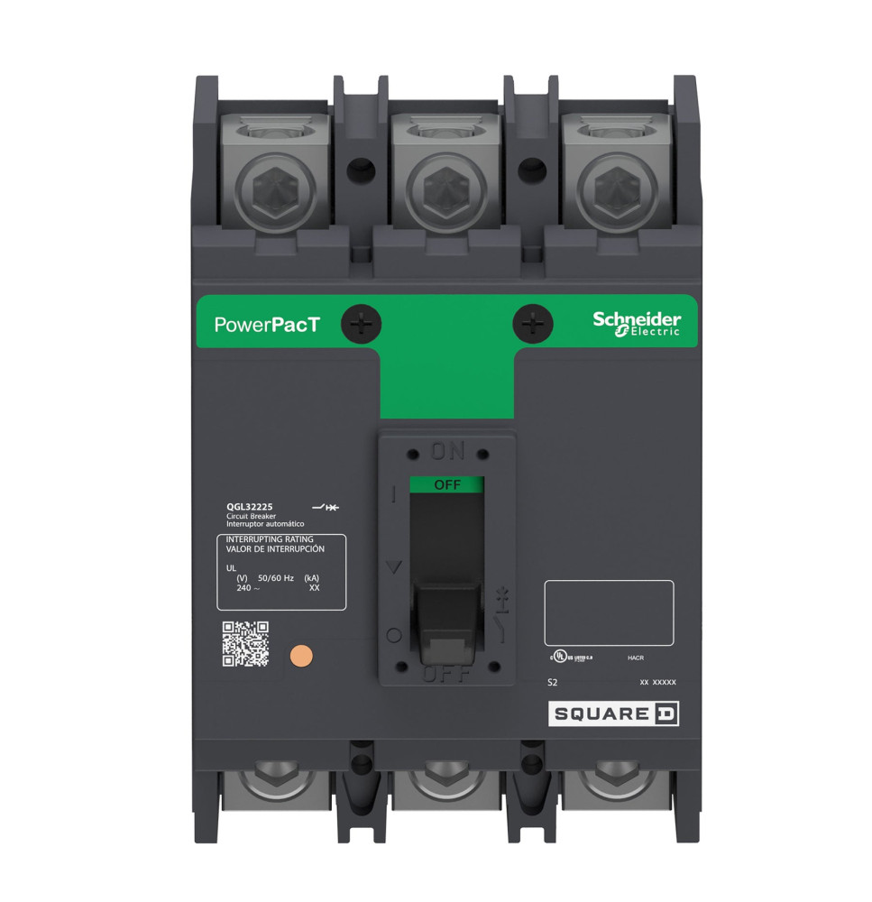 QGL32225 - Square D 225 Amp 3 Pole 240 Volt Molded Case Circuit Breaker