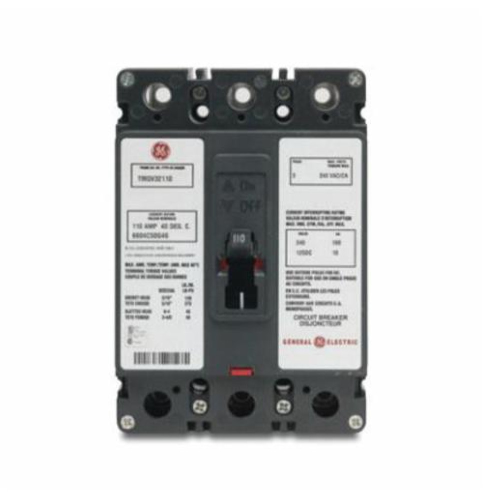 TMQV32200 - GE 200 Amp 3 Pole 240 Volt Bolt-On Molded Case Circuit Breaker