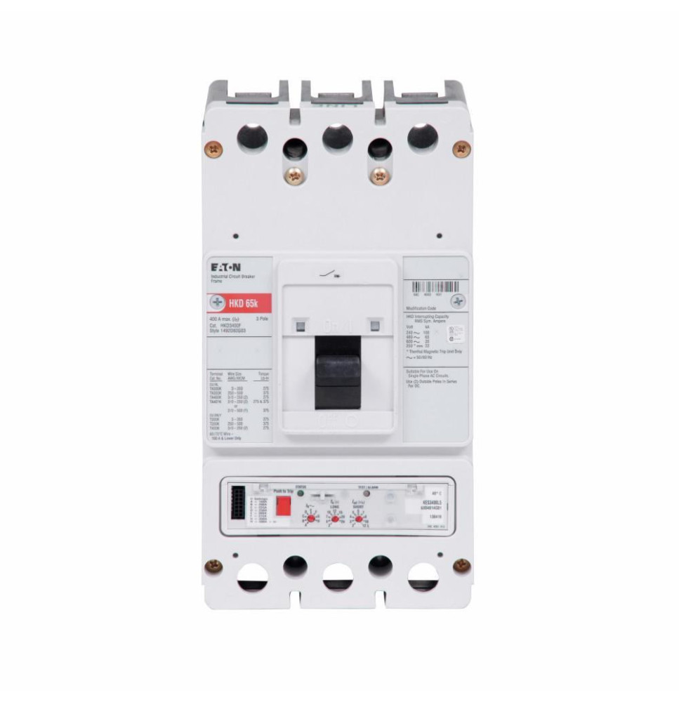 HKD3400F - Eaton Cutler-Hammer 400 Amp 3 Pole 600 Volt Molded Case Circuit Breaker Frame