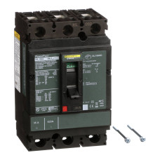 HLL36035 - Square D 35 Amp 3 Pole 600 Volt Feed Thru Molded Case Circuit Breaker