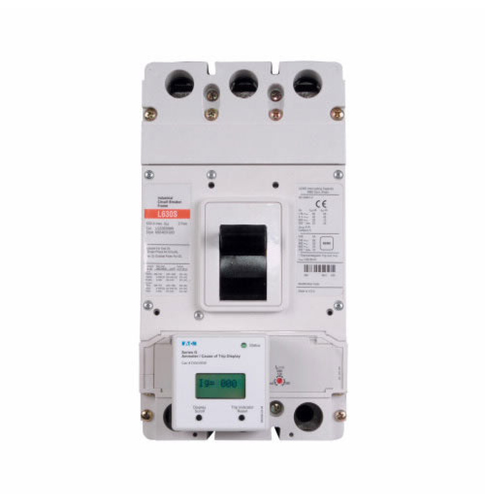 LGS3630NN - Eaton Cutler-Hammer 630 Amp 3 Pole 600 Volt Bolt-On Molded Case Circuit Breaker