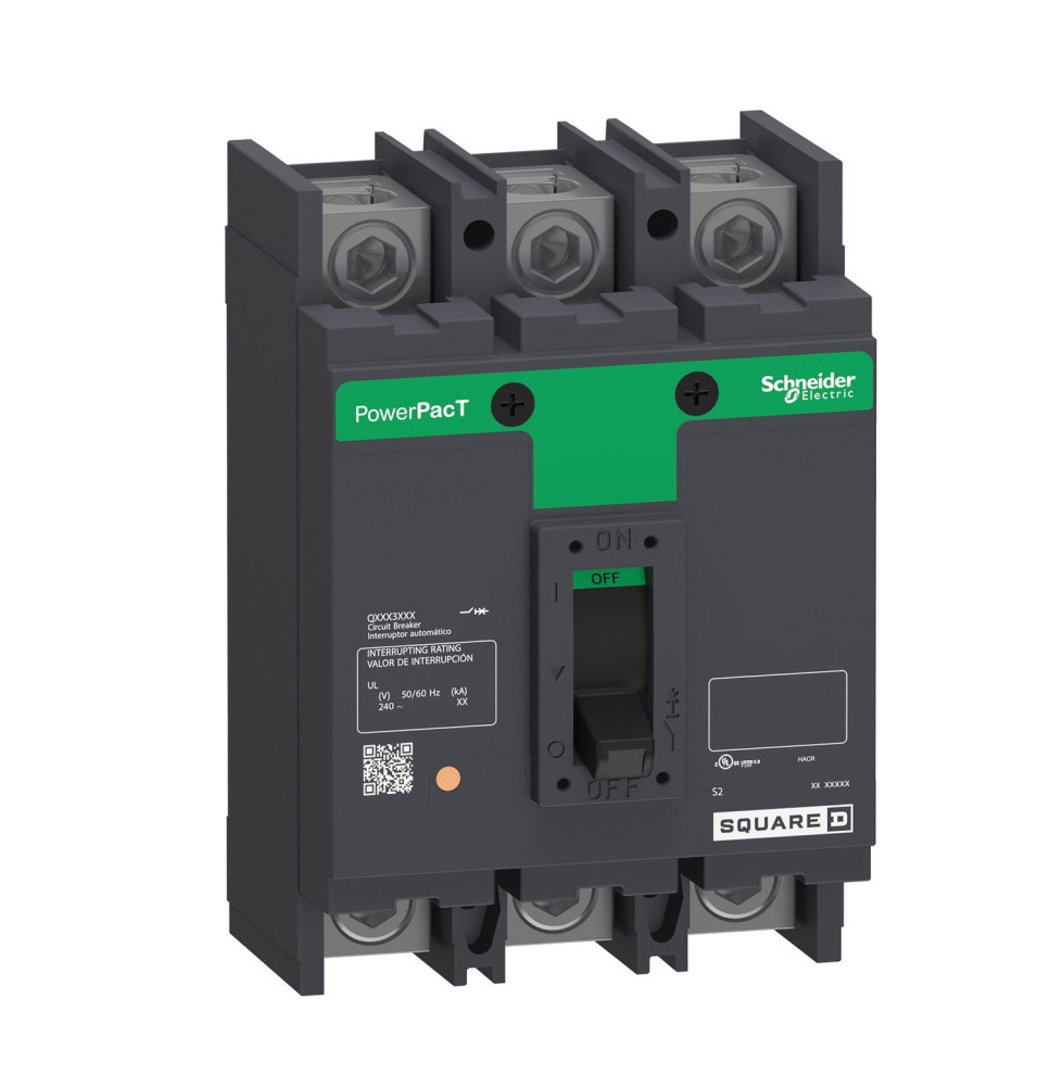 QBP32150TM - Square D 150 Amp 3 Pole 240 Volt Bolt-On Molded Case Circuit Breaker