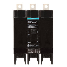 BQD6315 - Siemens 15 Amp 3 Pole 600 Volt Bolt-On Molded Case Circuit Breaker