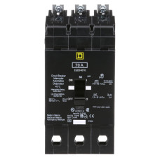 EGB34070 - Square D 70 Amp 3 Pole 480 Volt Bolt-On Circuit Breaker