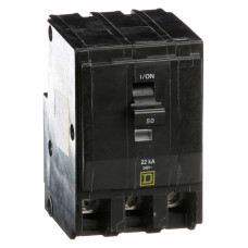 QO350VH - Square D 50 Amp 3 Pole 240 Volt Plug-In Molded Case Circuit Breaker