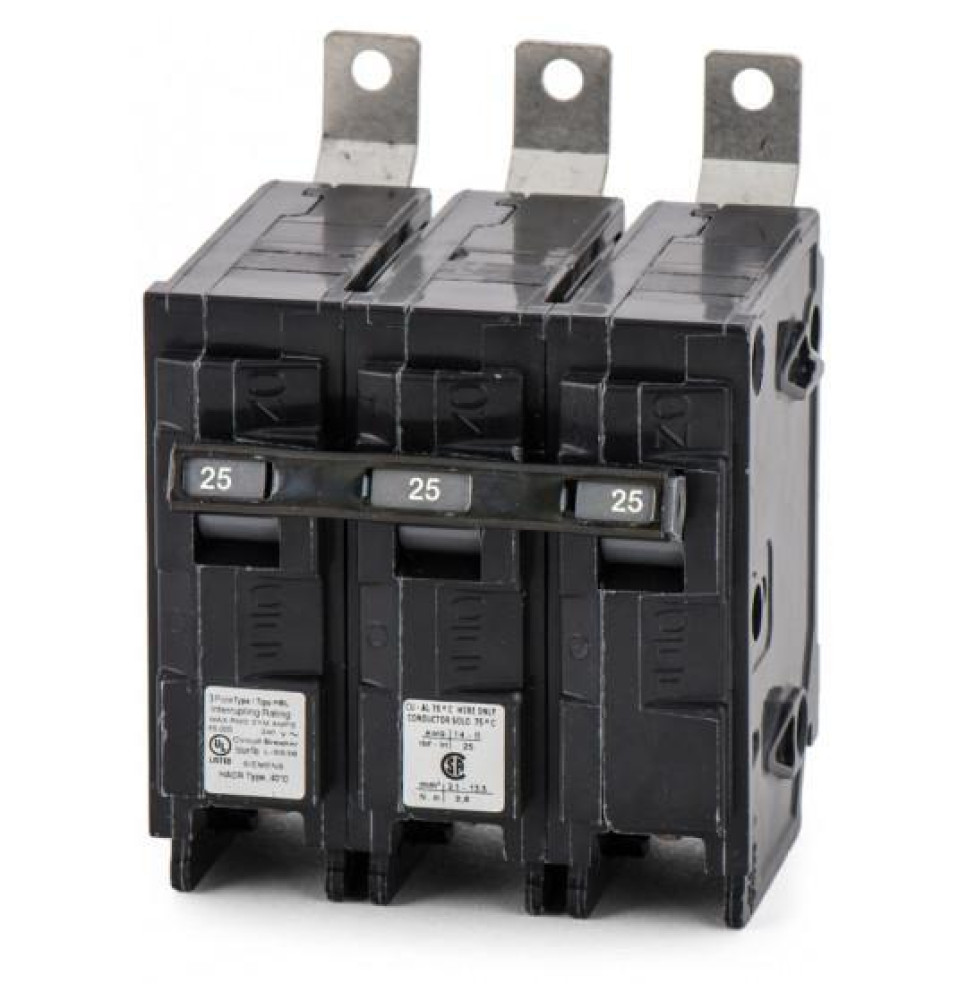 B325HH - Siemens 25 Amp 3 Pole 240 Volt Molded Case Circuit Breaker
