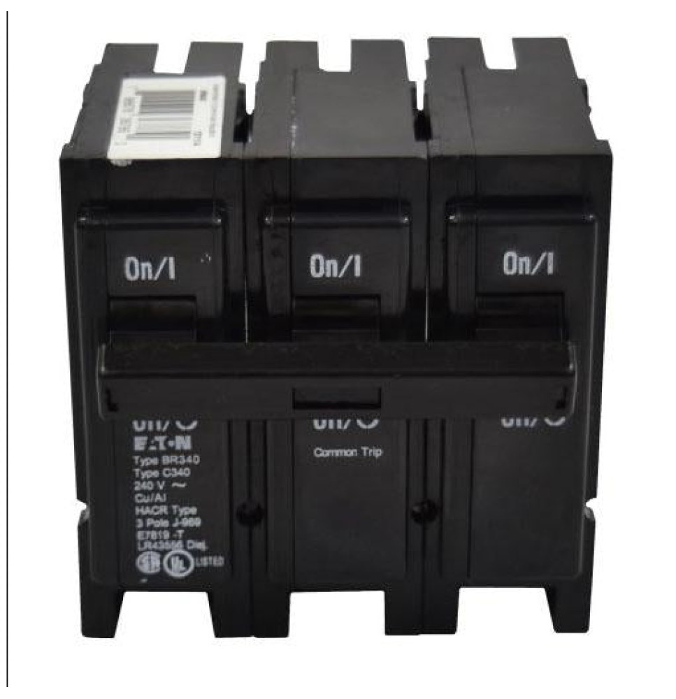BR350ST - Eaton Cutler-Hammer 50 Amp 3 Pole Shunt Trip Circuit Breaker